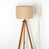 Soungou Stehleuchte 38 cm Naturfarben, Schwarz, 1-flammig