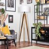 Soungou Stehleuchte 38 cm Naturfarben, Schwarz, 1-flammig