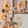 Gastor Wandleuchte Glas 15 cm Gold, Schwarz, 3-flammig
