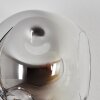 Ripoll Wandleuchte Glas 15 cm Gold, Schwarz, 3-flammig