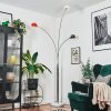 Nikkala Stehleuchte Chrom, Weiß, 3-flammig