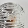 Ripoll Wandleuchte Glas 15 cm Gold, Schwarz, 3-flammig