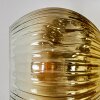 Ripoll Wandleuchte Glas 15 cm Gold, Schwarz, 3-flammig