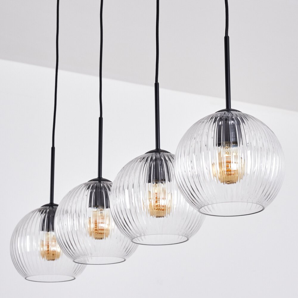 Koyoto Hängeleuchte Glas 20 cm Klar, 4-flammig