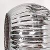 Ripoll Stehleuchte Glas 15 cm Chrom, Rauchfarben, 5-flammig