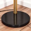 Sabadim Stehleuchte Messing, Schwarz, 5-flammig