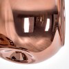 Ripoll Stehleuchte Glas 15 cm Kupferfarben, 4-flammig