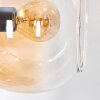 Koyoto Stehleuchte Glas 15 cm Bernsteinfarben, Klar, Rauchfarben, 6-flammig