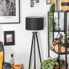 Soungou Stehleuchte 38 cm Chrom, Schwarz, 1-flammig