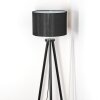 Soungou Stehleuchte 38 cm Chrom, Schwarz, 1-flammig