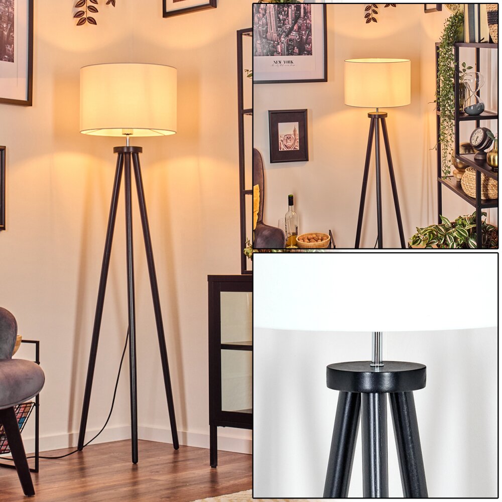 Soungou Stehleuchte 38 cm Chrom, Schwarz, 1-flammig main product photo