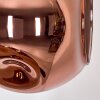 Ripoll Stehleuchte Glas 15 cm Kupferfarben, 6-flammig