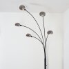 Nikkala Stehleuchte Schwarz, 5-flammig