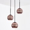 Koyoto Hängeleuchte Glas 15 cm Kupferfarben, 3-flammig