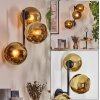 Koyoto Wandleuchte Glas 15 cm Gold, 3-flammig