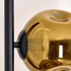 Ripoll Stehleuchte Glas 15 cm Gold, 5-flammig