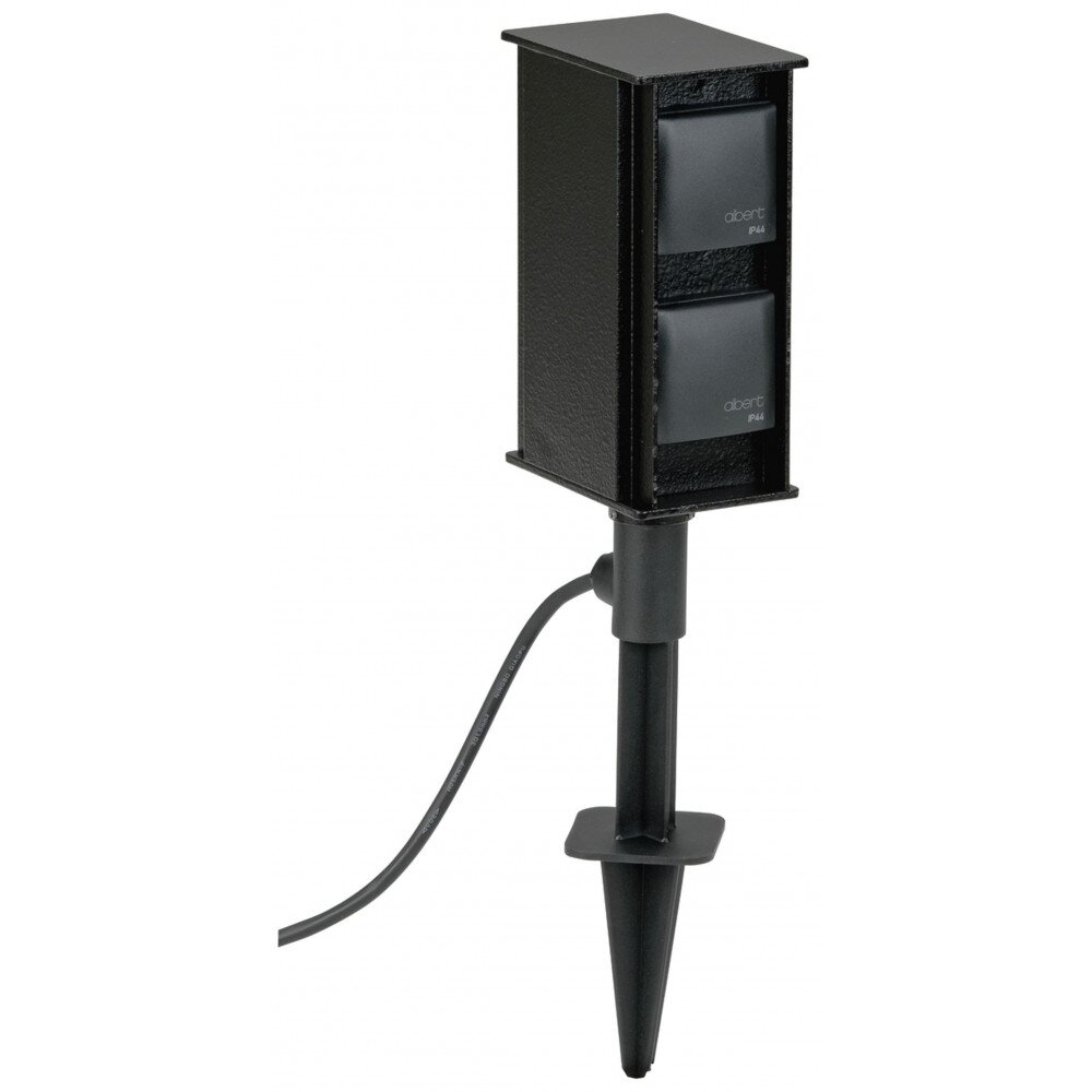 Albert Leuchten 2104 Außensteckdose Schwarz main product photo