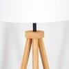 Soungou Stehleuchte 38 cm Naturfarben, Schwarz, 1-flammig
