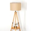 Soungou Stehleuchte 38 cm Naturfarben, Schwarz, 1-flammig