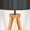 Soungou Stehleuchte 38 cm Naturfarben, Schwarz, 1-flammig