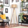 Soungou Stehleuchte 38 cm Naturfarben, Schwarz, 1-flammig