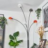 Nikkala Stehleuchte Schwarz, 5-flammig