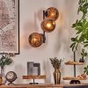 Ripoll Wandleuchte Glas 15 cm Kupferfarben, 3-flammig