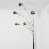 Nikkala Stehleuchte Chrom, Weiß, 5-flammig