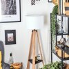 Soungou Stehleuchte 38 cm Naturfarben, Schwarz, 1-flammig