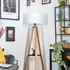 Soungou Stehleuchte 38 cm Naturfarben, Schwarz, 1-flammig