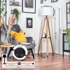 Soungou Stehleuchte 38 cm Naturfarben, Schwarz, 1-flammig