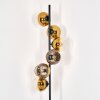 Koyoto Stehleuchte Glas 15 cm Gold, Klar, 6-flammig
