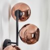 Koyoto Wandleuchte Glas 15 cm Kupferfarben, 3-flammig