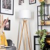Soungou Stehleuchte 38 cm Chrom, Naturfarben, 1-flammig