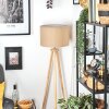 Soungou Stehleuchte 38 cm Chrom, Naturfarben, 1-flammig