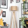 Soungou Stehleuchte 38 cm Chrom, Naturfarben, 1-flammig