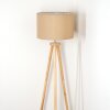 Soungou Stehleuchte 38 cm Chrom, Naturfarben, 1-flammig