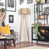 Soungou Stehleuchte 38 cm Chrom, Naturfarben, 1-flammig
