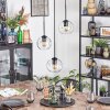 Ripoll Hängeleuchte Glas 15 cm Klar, 3-flammig