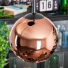 Koyoto Hängeleuchte Glas 15 cm Kupferfarben, 3-flammig