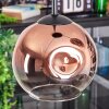 Ripoll Hängeleuchte Glas 15 cm Klar, Kupferfarben, 3-flammig