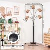 Soungou Stehleuchte 15 cm Schwarz, 5-flammig