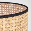 Ramila Hängeleuchte 35 cm Naturfarben, Schwarz, 1-flammig