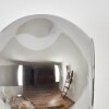 Ripoll Wandleuchte Glas 15 cm Bernsteinfarben, Rauchfarben, 3-flammig