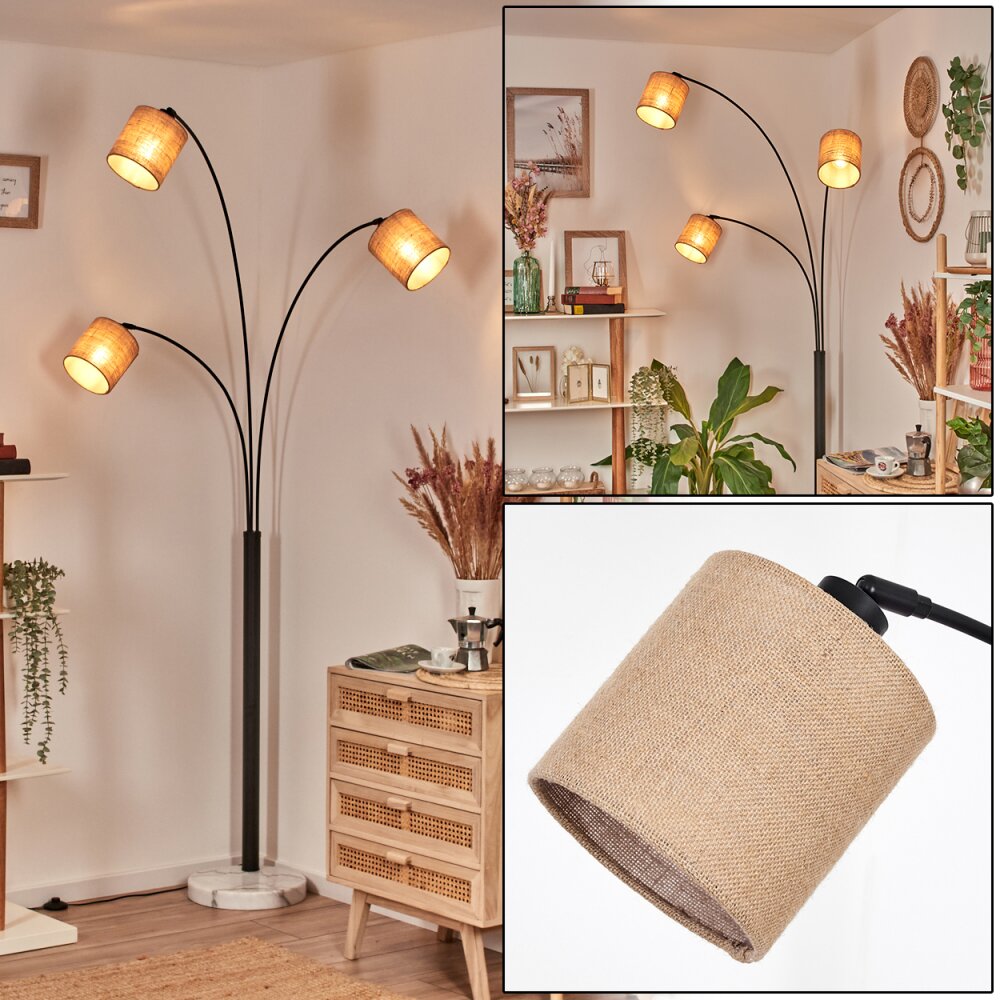 Soungou Stehleuchte 15 cm Schwarz, Weiß, 3-flammig main product photo