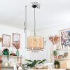 Barcos Hängeleuchte 40 cm Braun, Naturfarben, 1-flammig