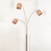 Soungou Stehleuchte 15 cm Nickel-Matt, Schwarz, Weiß, 3-flammig