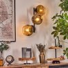 Ripoll Wandleuchte Glas 15 cm Gold, Klar, 3-flammig