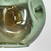 Ripoll Bogenleuchte Glas 20 cm Schwarz, 1-flammig