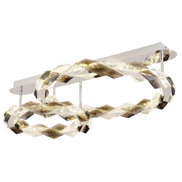 Globo Karilion Deckenleuchte LED Chrom, 1-flammig